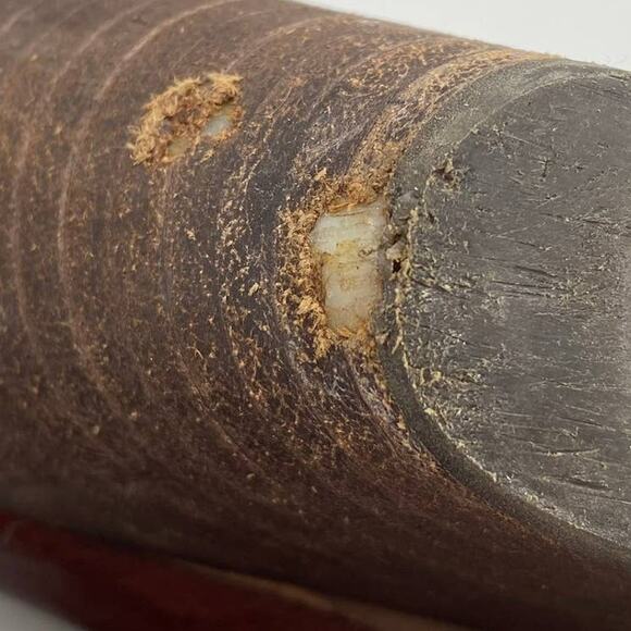 Frye Reina Cognac Leather Western Ankle Booties Brown Heel Scuffing Size 6.5M - Picture 9 of 12